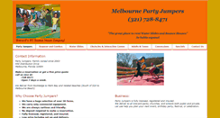Desktop Screenshot of melbournepartyjumpers.com